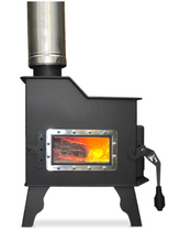 Load image into Gallery viewer, The Caboose - Tiny Wood Stove