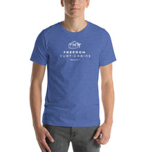 Load image into Gallery viewer, Freedom Yurt-Cabins Front Center Logo - Unisex T-shirt
