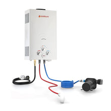 Load image into Gallery viewer, Camplux Propane Portable Water Heater 2.64 GPM with Pump - Kit

