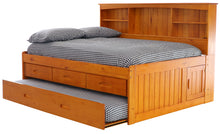 Load image into Gallery viewer, American Furniture Classics Solid Pine Full Daybed with Three Drawers and Twin Trundle
