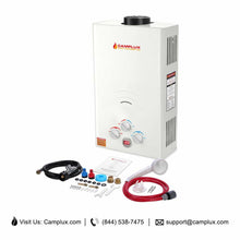 Load image into Gallery viewer, Camplux 10L 2.64 GPM Outdoor Portable Tankless Water Heater
