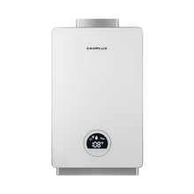 Load image into Gallery viewer, Camplux 12L 3.18 GPM LP High Capacity Indoor Tankless Water Heater, White
