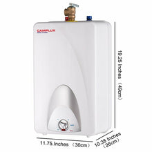 Load image into Gallery viewer, Camplux 4-Gallon Mini Tank Electric Water Heater
