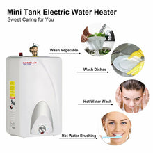 Load image into Gallery viewer, Camplux 4-Gallon Mini Tank Electric Water Heater
