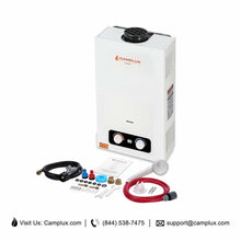 Load image into Gallery viewer, Camplux Pro Series 10L 2.64 GPM Outdoor Portable Tankless Water Heater
