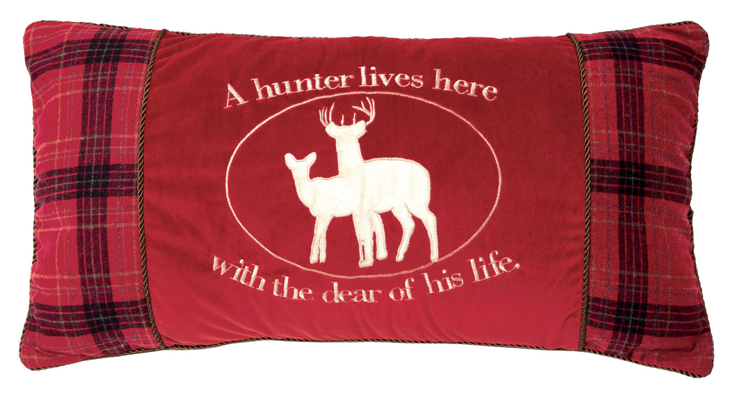 Carstens Deer Hunter Throw Pillow