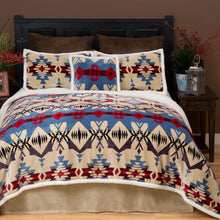 Load image into Gallery viewer, Carstens Blue River Southwest Sherpa Fleece Bedding Set (Twin/Queen/King)
