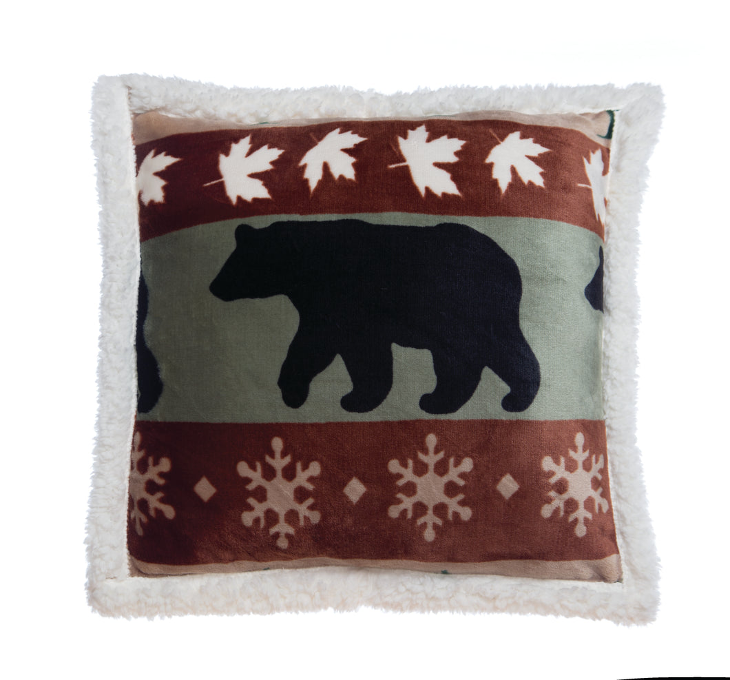Carstens Cascade Ridge Bear Pillow (L)