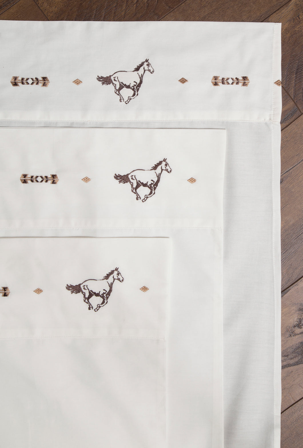 Carstens Embroidered Horse Western Sheet Set (Twin/Full/Queen/King)
